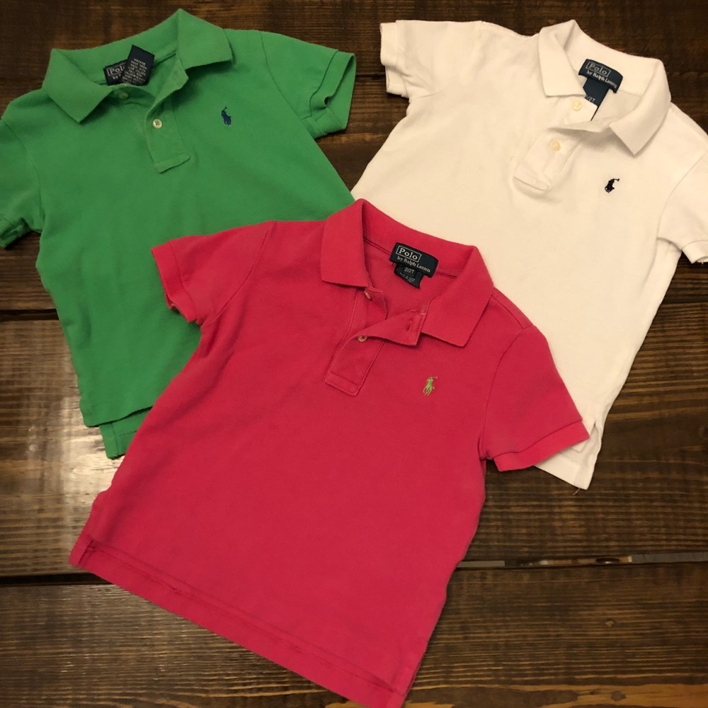 size 2T boys Ralph Lauren polos